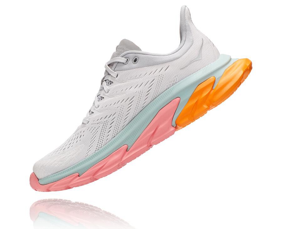 Hoka One One Tenisky Panske Biele - Clifton Edge - 75923-XMHE